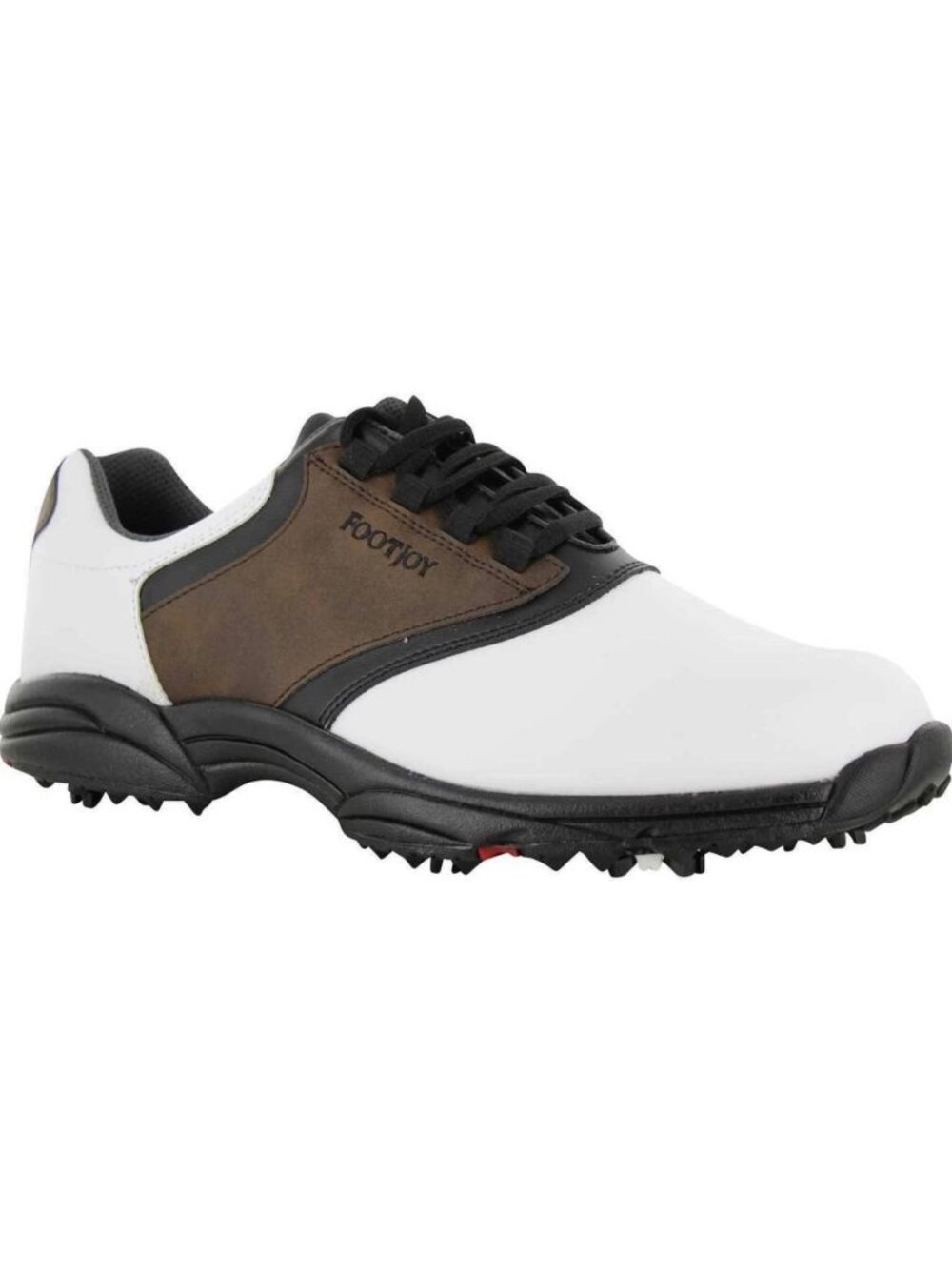 FootJoy GreenJoys Men's Spiked Golf Shoes Leather in Brown/White Size 5